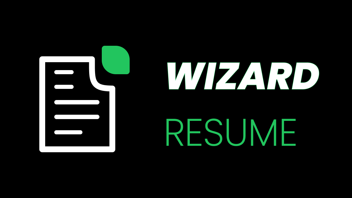 Wizard Resume Free Resume Builder